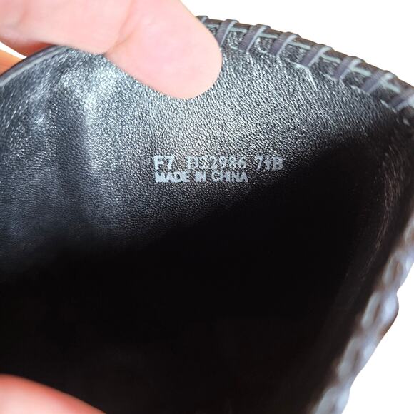 Cole Haan Boots Womens 7.5 B Biker Brown Almond Toe Ankle Top Block Heels D22987 - Picture 9 of 12